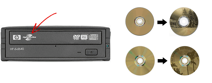 LightScribe dvd