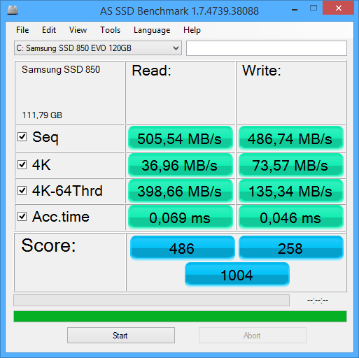 AS SSD Benchmark