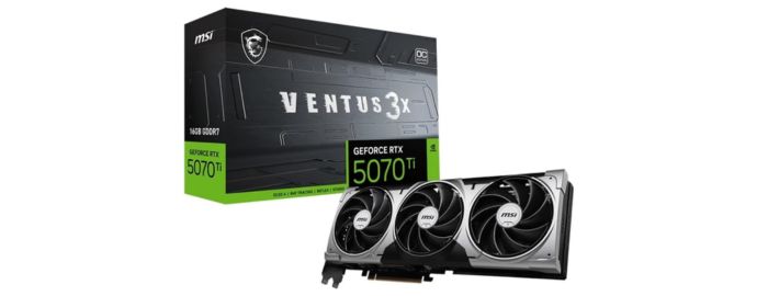 MSI GeForce RTX 5070 Ti 16G
