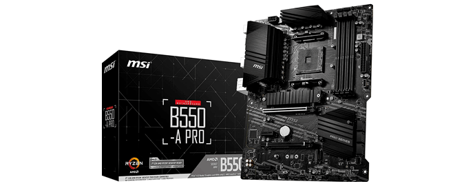 msi B550-A PRO