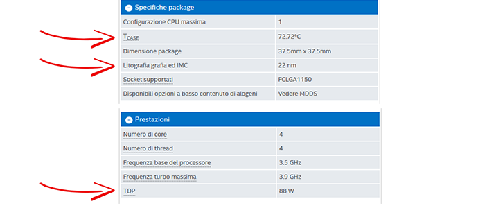 temperatura processore