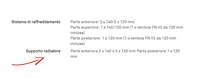 case radiatore