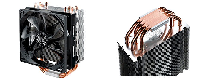 Dissipatore CPU Cooler Master Hyper 212 LED - 4 Tubi Di Calore, Ventola 120mm PWM, Compatibile Intel/AMD - Foto 8
