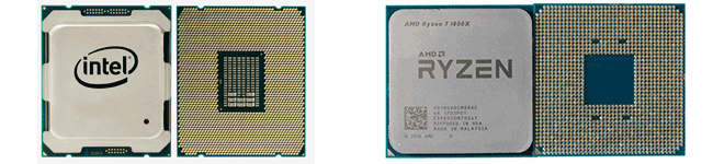 cpu intel amd