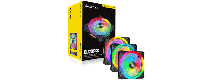 ventole rgb corsair ql