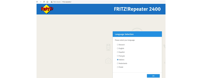 configurazione guidata fritz