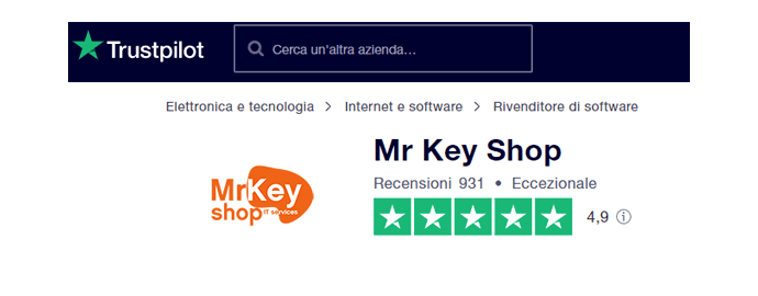 trustpilot mrkeyshop affidabile