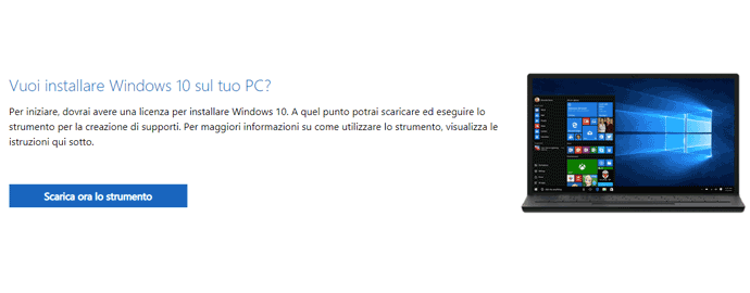 scarica aggiornamento windows