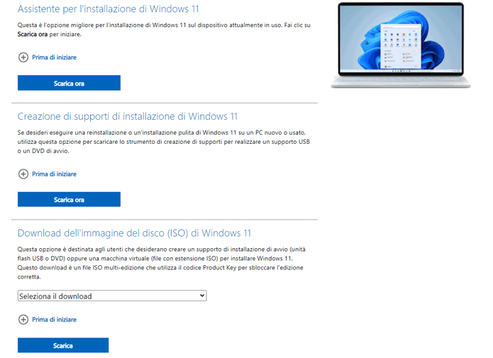 scaricare microsoft windows 11