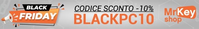Offerte Black Friday 2022: usa il codice BLACKPC10