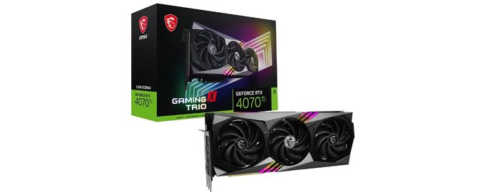 rtx 4070 ti GAMING X TRIO