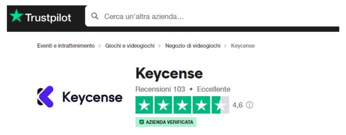 trustpilot keycense