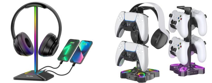 supporto cuffie controller rgb